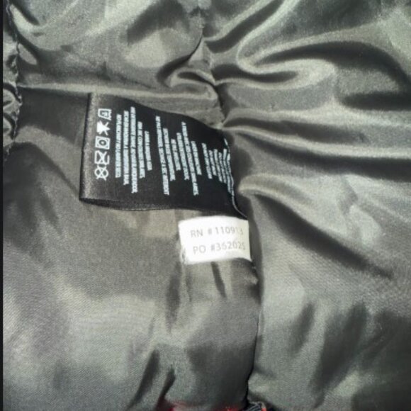 Limited Edition TESLA Corporate Heavy Winter Jacket Coat Red Full Zip Slimfit - Picture 5 of 5